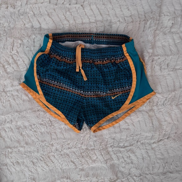 Nike Other - Stylish Women's Teal and Orange Shorts